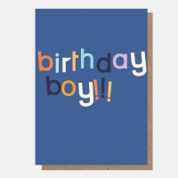 Birthday Boy Card By Caroline Gardner
